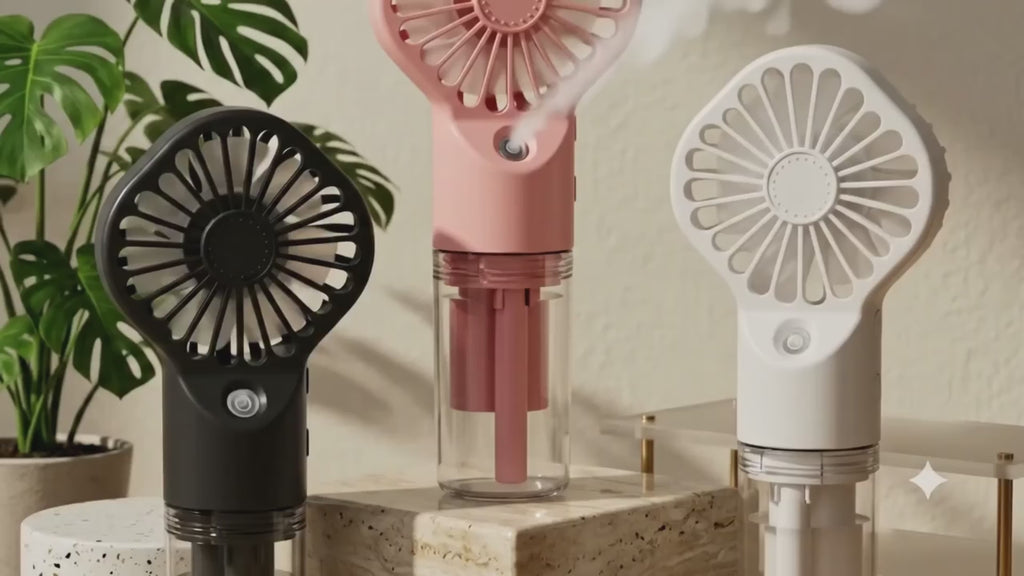 Ventilateur brumisateur Fresko en action